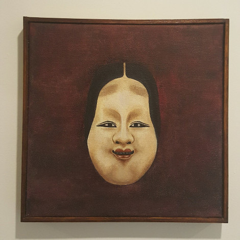 Ko-omote Noh mask.